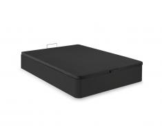 Rete letto contenitore Nero opaco - 160 x 200 cm - HESTIA di DREAMEA PLAY