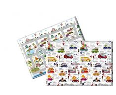 Lalalu morbido tappeto da gioco Premium, grande, Small Town