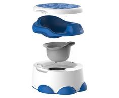Bumbo BMB501 Stepn Potty Multifunzione: Vasino, Riduttore Wc e Pedana, Blu
