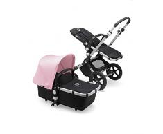Bugaboo Camelon 3 plus, carrozzina e passeggino 2 in 1, nero/soft pink