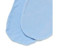 Julius Zöllner 381-4631-01 - Federa per cuscino da allattamento Banane Nicki, tinta unita, circa 190 cm, colore: Azzurro