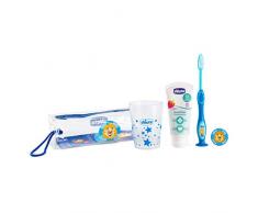 Chicco Set igiene dentale 36m+ Travel kit AZZURRO