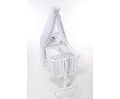 Easy Baby - Set culla, motivo zebrato