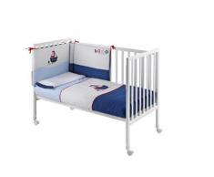 Naf-Naf 30452 - Coperta imbottita e sponda paracolpi, design Little Boat