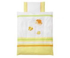 Easy Baby 415-31 - Biancheria da lettino, 80 x 80 cm e 35 x 40 cm, con pregiato ricamo