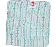 Lodger Dreamer Xandu Stripe DM6.7.003 080 120 - Coperta per bambini, 120 x 120 cm, colore: Verde