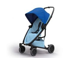 Quinny Zapp Flex Plus, Passeggino Leggero e Compatto, reversibile fronte strada e fronte mamma, reclinabile, 4 ruote grandi, colore Blue on Sky