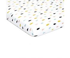Fun with mum BED-SHE-M-FIS-JAR - Lenzuolo con angoli, misura M, multicolore