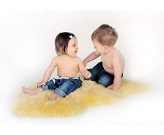 Kaiser - Tappeto medico a pelo lungo in pelle di agnello, 80/90 cm