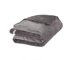 Noukies BB1410206 Mix e Match Coperta Groloudoux, Antracite, 100X140Cm