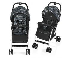Brevi 709-577 Mini Large Passeggino, Grigio Gufetti