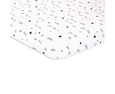 Fun with mum BED-SHE-M-UNI - Lenzuolo con angoli, misura M, multicolore