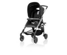 Inglesina, Passeggino sportivo Avio, ruote con cuscinetti a sfera e maniglione di spinta unico, Nero (braun/hellblau)