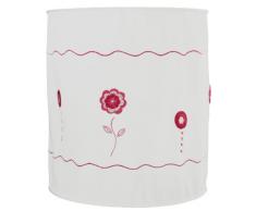 Taftan LP-401 - Paralume in tessuto con motivo floreale allunicinetto, disponibile in 2 colori