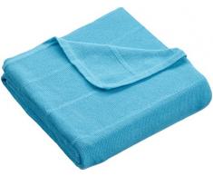 Jollein 516-522-00046 - Coperta, 100 x 150 cm, colore: turchese