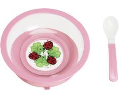 Playshoes Set Piatto con base in gomma e cucchiaio