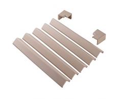 Clevamama Protezione dagli urti in schiuma - Protezione Angoli e Bordi - Protezione contro Spigoli di Mobili - Paraspigoli Morbido Antiurto Protezioni di Sicurezza di Bambini per Tavolo e Camino