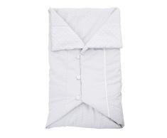 Filet AMP1702N Sacco Nanna Imbottito Calda Trapuntina per Neonati Grigio e Grigio Perla - 290 g