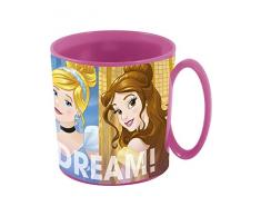 Disney- Tazza per Microonde 350ml, Rosa, 841249733204