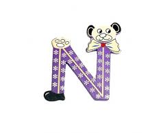 Legler, LetteraN in legno, per la cameretta, Multicolore (mehrfarbig)