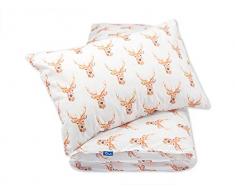 Pepi Leti 685843715917 - Biancheria da letto per bambini, motivo cervo, multicolore