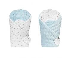 Sevira Kids - Sacco nanna reversibile, motivo: Stella, colore: Blu