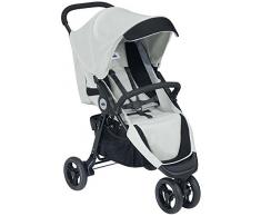 CAM Il mondo del bambino art.829/46 Passeggino Met, Grigio/nero