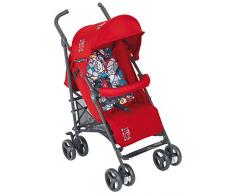 CAM Il mondo del bambino art.847/24 Passeggino Flip, Rosso c/stampa