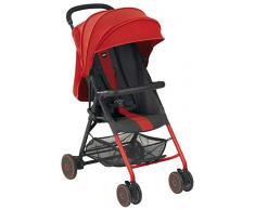 CAM Il mondo del bambino art.821/112 Passeggino Fletto, Rosso/nero