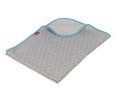 Sigikid 39044 Urban Baby Edition - Coperta, motivo: coniglietto, colore: Blu