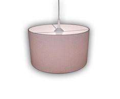 Niermann Standby 112 - Lampadario a sospensione Vichykaro, colore: Rosa/Multicolore