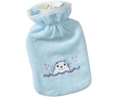 Bébé-Jou 3114 – Borsa dell acqua calda con federa Joupy, colore: azzurro