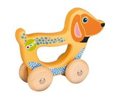 Oops 17008.22 Gioco in Legno con Ruote, Multicolore, 19 x 17 x 6.5 cm