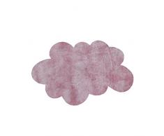 Pilepoil tappeto Cloud seta e cotone (90 x 130 cm, piccolo, rosa)