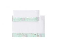 frikids heisembear – Set lenzuola culla, 2 pezzi Verde