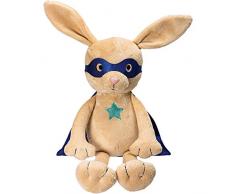 Suki Gifts 14439 - Peluche a forma di coniglietto Rocket Rabbit, multicolore