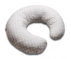 ITALBABY 050.4605-04 Cuscino per Allattamento Pois Grigio