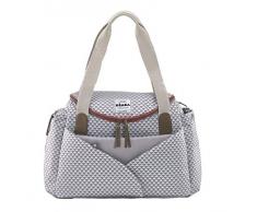 Beaba Sidney Play Print- Borsa - fasciatoio, colore marsala