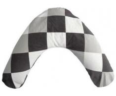 Jollein, Cuscino da allattamento, Grigio (Grau/weiss)