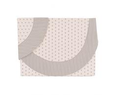 BOLIN BOLON, Set di lenzuola per carrozzina, 117 x 80, con federa, 26 x 42 cm, Beige (Beige)