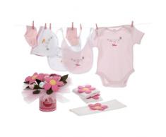 BABYCORNER, Set regalo per neonati, a forma di bouquet, Rosa (Rose)