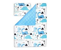 Fun with mum JUN-BLA-SET-L-DIN - Coperta per bambini, multicolore