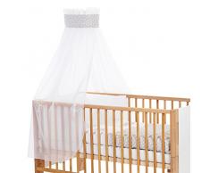 Babybay 400721 Pique Kind letto a baldacchino con Band, Marrone