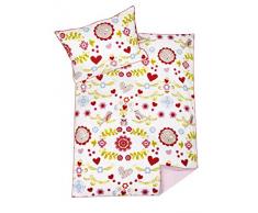 My Julius 8410113600 Biancheria da letto Bloom, Misura 100 x 135 e 40 x 60 cm