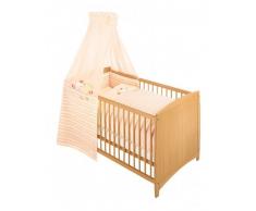 Julius Zöllner 5790317091 Mähry Natur - Set di biancheria da letto in voile, 3 pezzi