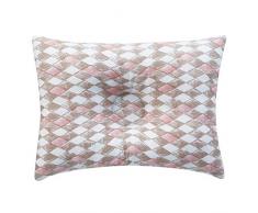 Naforye Cuscino per Testa Piatta Neonato e Bambino per Lettino dai 6 Mesi-Diamond Lattice