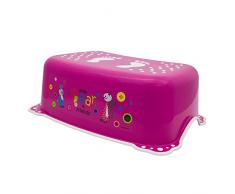 Maltex Baby Toilet training passo sgabello, rosa, orsetto e amici
