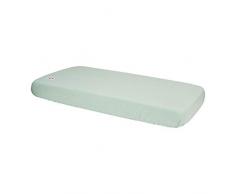 Lodger SB25.2.003 080 40 - Lenzuolo con angoli elasticizzati per culle Slumber Solid, 40 x 80 cm, misura S, colore: verde