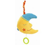 Fehn - Peluche musicale La luna, colore: giallo