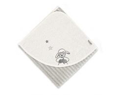 Sterntaler Telo da bagno Stanley La Pecorella, Età: Per neonati, 80 x 80 cm, Grigio